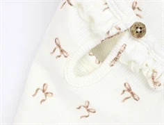 Lil Atelier coconut milk sløjfe top